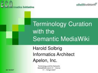 Terminology Curation with the Semantic MediaWiki