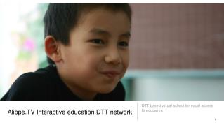 Alippe.TV Interactive education DTT network