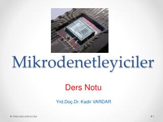 Mikrodenetleyiciler