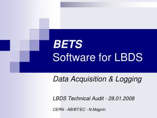 BETS Software for LBDS
