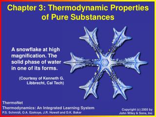 Chapter 3: Thermodynamic Properties of Pure Substances