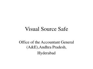 Visual Source Safe
