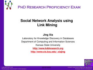 PhD Research Proficiency Exam