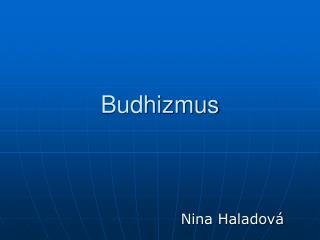 Budhizmus