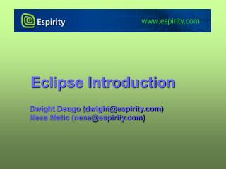 Eclipse Introduction