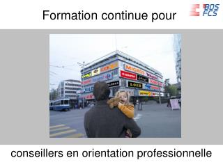 conseillers en orientation professionnelle