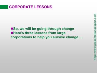 Story Based Corporate Lessons