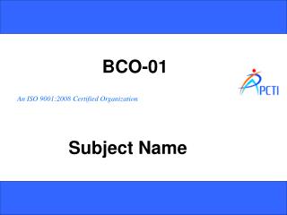 BCO-01