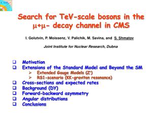 Search for TeV-scale bosons in the +- decay channel in CMS