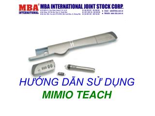 HƯỚNG DẪN SỬ DỤNG