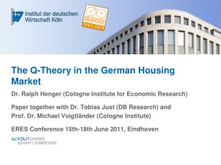 The Q-Theory in the German Housing Market