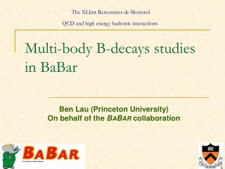 Multi-body B-decays studies in BaBar