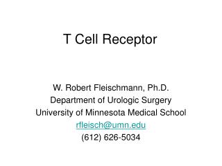 T Cell Receptor