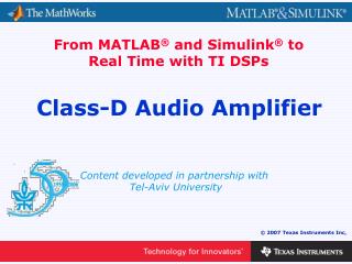 Class-D Audio Amplifier
