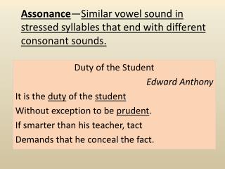Duty of the Student Edward Anthony It is the duty of the student Without exception to be prudent.