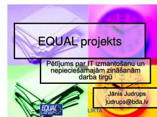 EQUAL projekts