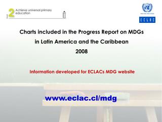 Charts included in the Progress Report on MDGs in Latin America and the Caribbean 2008