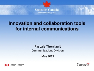 Innovation and collaboration tools for internal communications