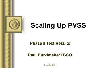 Scaling Up PVSS