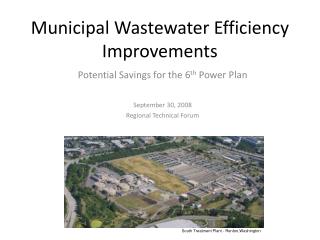 Municipal Wastewater Efficiency Improvements