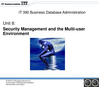 IT 390 Business Database Administration