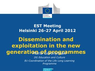 EST Meeting Helsinki 26-27 April 2012