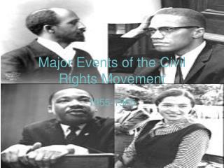 Major Events of the Civil Rights Movement