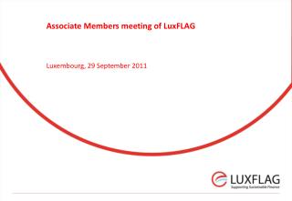 Associate Members meeting of LuxFLAG