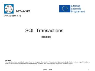 SQL Transactions