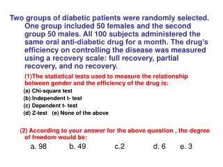 (5) Answer the following as TRUE OR FALSE The p-value: