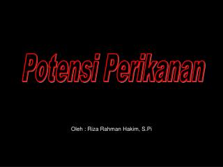 Potensi Perikanan