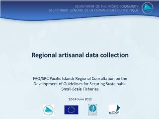 Regional artisanal data collection