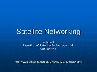 Satellite Networking