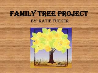 Family Tree project