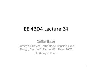 EE 4BD4 Lecture 24