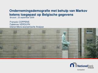 Ondernemingsdemografie met behulp van Markov ketens toegepast op Belgische gegevens