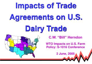 Impacts of Trade Agreements on U.S. Dairy Trade