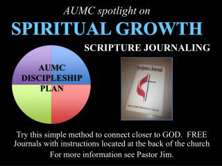 AUMC spotlight on SPIRITUAL GROWTH