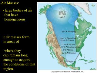 Air Masses: