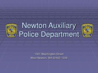 Newton Auxiliary Police Department