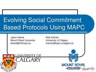 Evolving Social Commitment Based Protocols Using MAPC