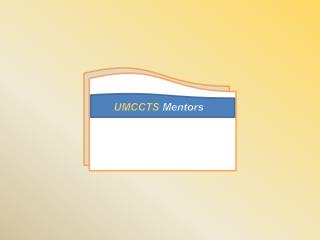 UMCCTS Mentors