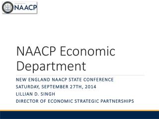 NAACP Economic Department