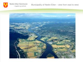 Municipality of Nedre Eiker – view from east to west
