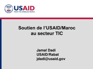 Soutien de l’USAID/Maroc au secteur TIC