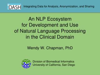 An NLP Ecosystem for Development and Use of Natural Language Processing in the Clinical Domain