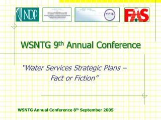 WSNTG 9 th Annual Conference
