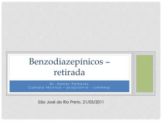 Benzodiazepínicos – retirada
