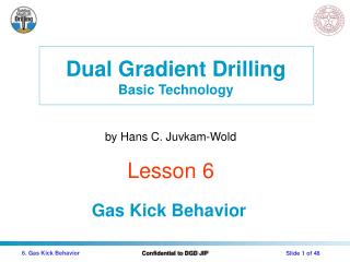 by Hans C. Juvkam-Wold Lesson 6