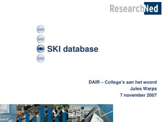 SKI database